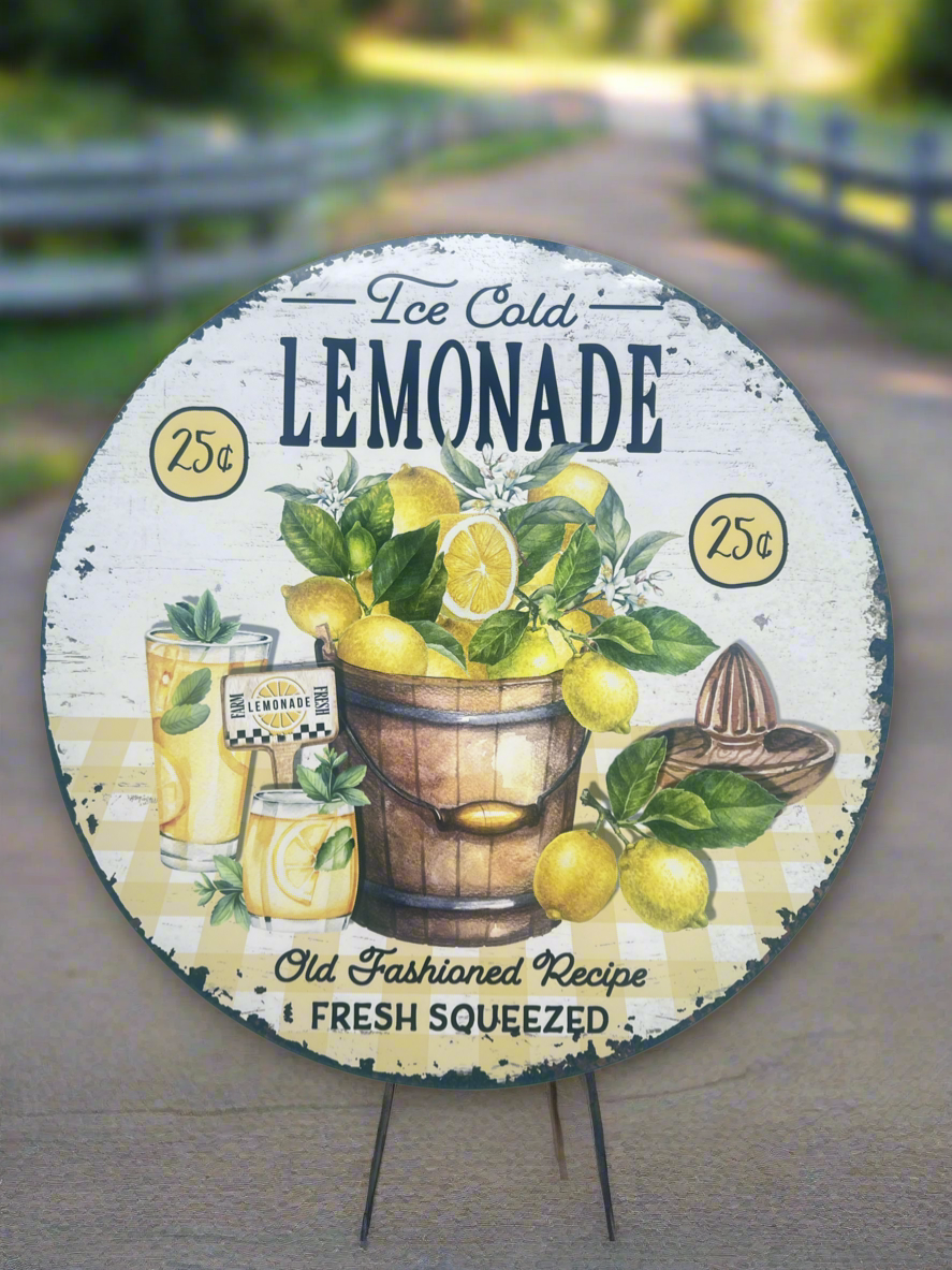 Lemonade Wreath Sign